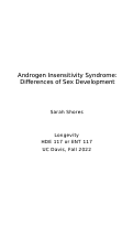 Cover page of Androgen Insensitivity Syndrome:&nbsp; Differences of Sex Development
