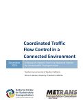 Cover page of Coordinated Traffic Flow Control in a Connected Environment