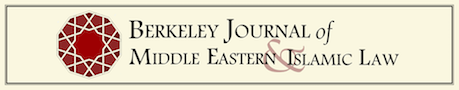 Berkeley Journal of Middle Eastern & Islamic Law banner