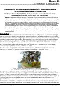 Cover page of EFFECTS OF SOIL DISTURBANCE FROM ROADWORKS ON ROADSIDE SHRUB POPULATIONS IN SOUTH-EASTERN AUSTRALIA