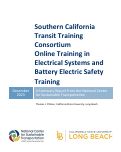 Cover page of Southern California Transit Training Consortium Online Training in Electrical Systems and Battery Electric Safety Training