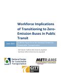 Cover page of Workforce Implications of Transitioning to Zero-Emission Buses in Public Transit